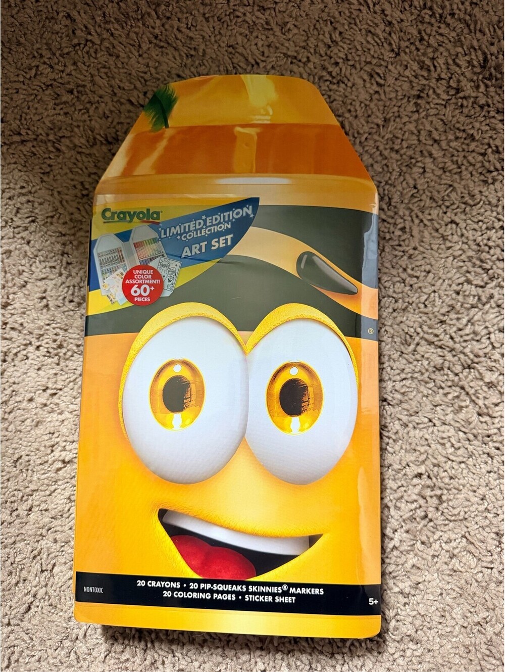 Crayola Minions Art Set 60 Pieces Crayons Markers Coloring Pages